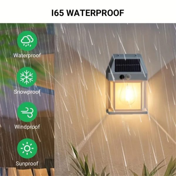 Outdoor Solar Wall Lamp: Intelligent & Waterproof