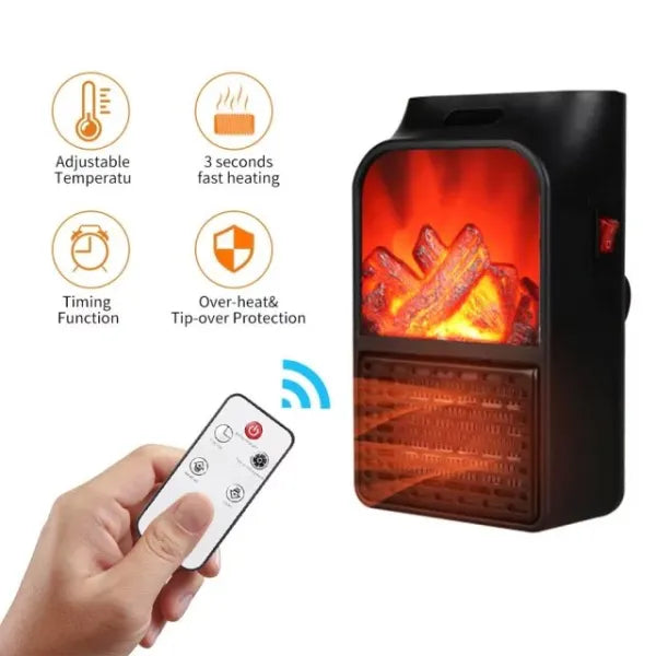 Electric Heater Fan With Remote Control