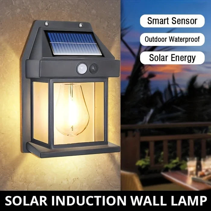 Outdoor Solar Wall Lamp: Intelligent & Waterproof